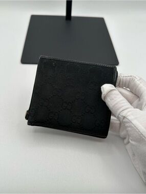 Gucci Monogram Bi Fold Wallet